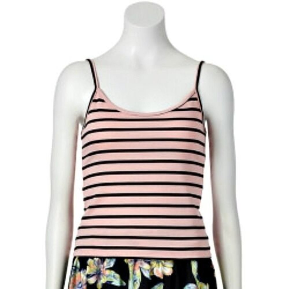 Ponte Crop Tank from S.o. R.a.d. Collection by Awesomeness TV - Size:XL Pink
